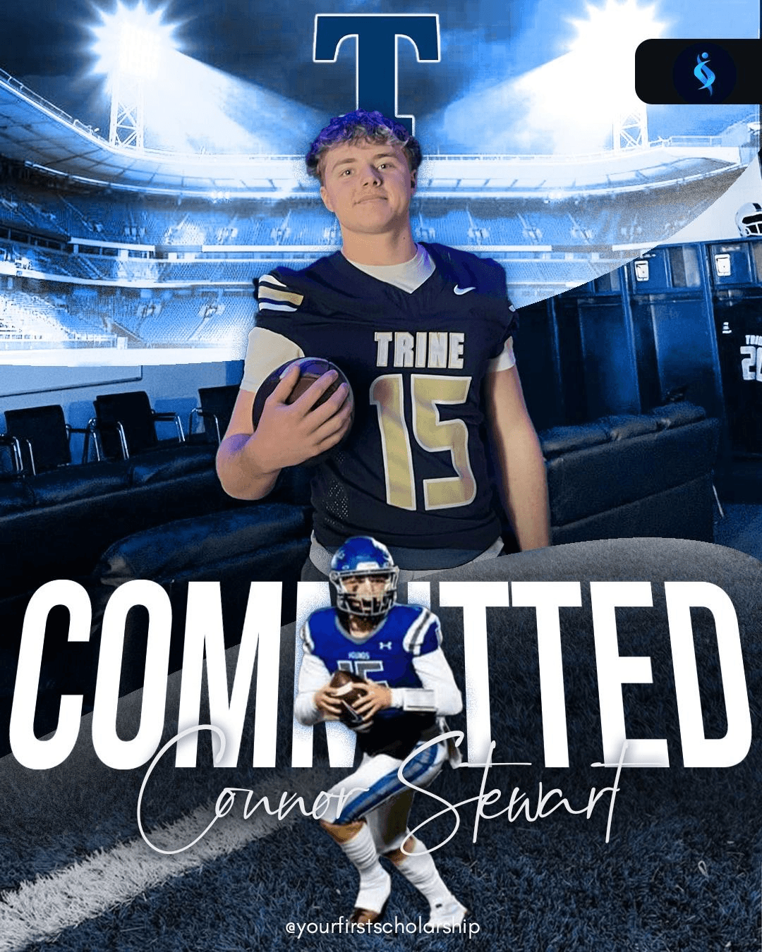 Connor Stewart committed to Trine